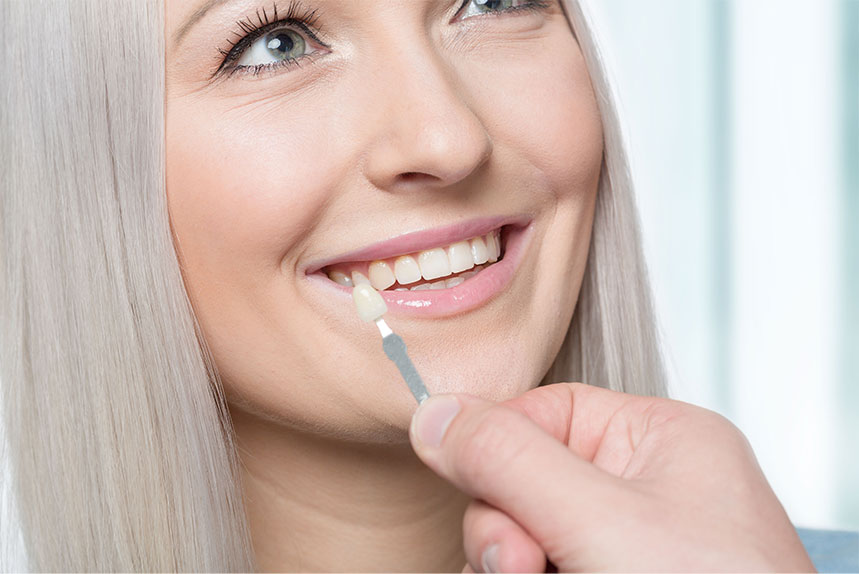 A Beautiful Lady Undergoing Dental veneers Treatment in Regina SK