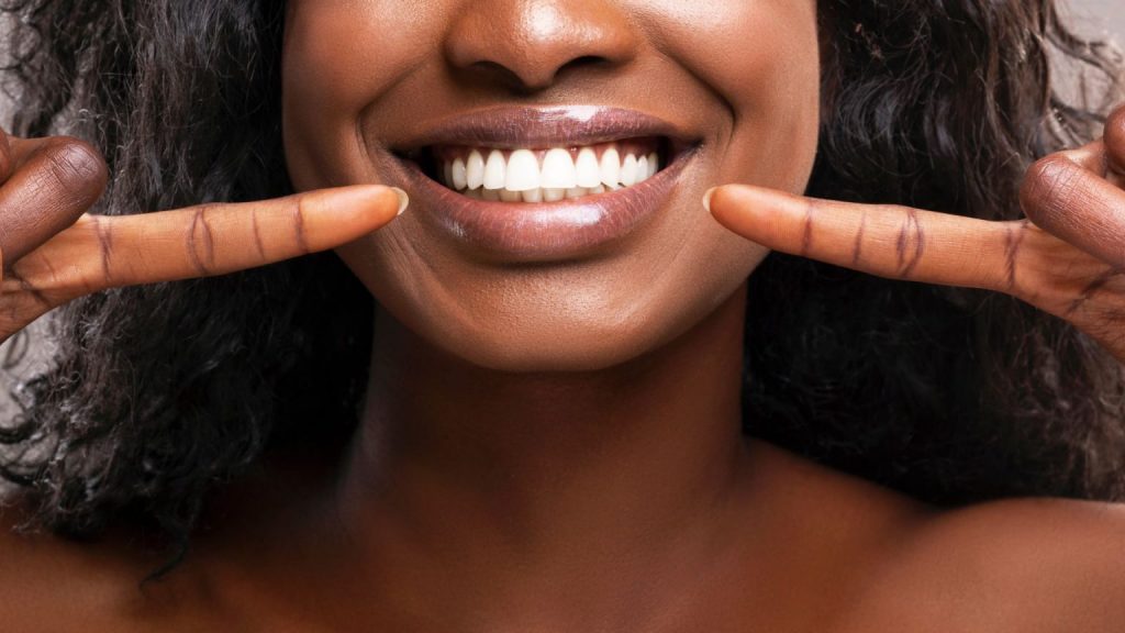 Close-Up Of A Woman Smiling